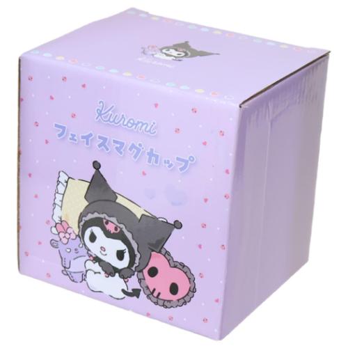 クロミ マグカップ フェイスマグ 350ml ブラックエンジェル サンリオ キャラクター グッズ