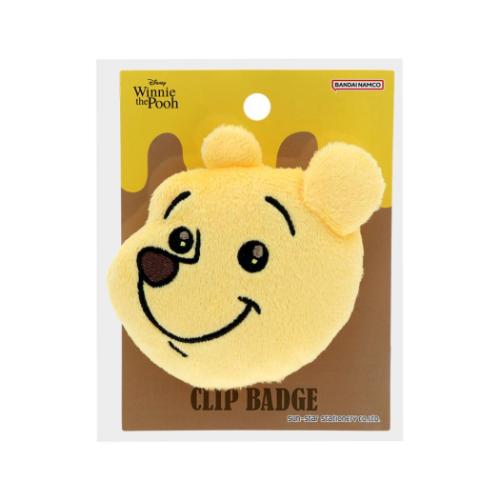 くまのプーさん マスコットバッジ ぬいぐるみクリップバッジ キラキラ瞳 ディズニー キャラクター グッズ メール便可