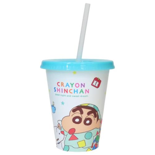 クレヨンしんちゃん プラカップ チェンジングタンブラー 450ml パジャマ アニメキャラクター グッズ
