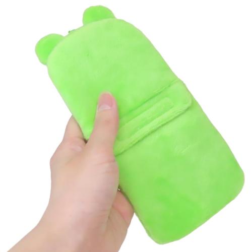 クレヨンしんちゃん キーリング ぬいぐるみフォトキーホルダー かえる アニメキャラクター グッズ メール便可