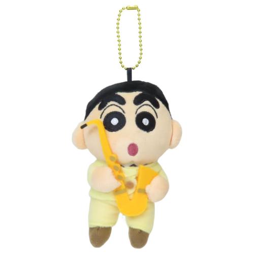 クレヨンしんちゃん マスコット ボールチェーン付き部活マスコット 吹奏楽部 アニメキャラクター グッズ