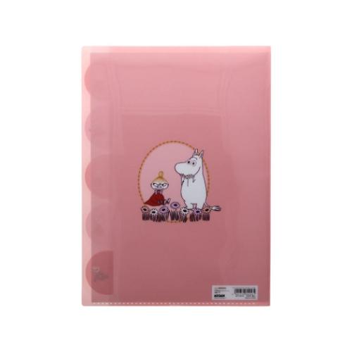 ムーミン ポケットファイル ダイカットクリアファイル5P A4 リトルミイ 北欧 キャラクター グッズ メール便可