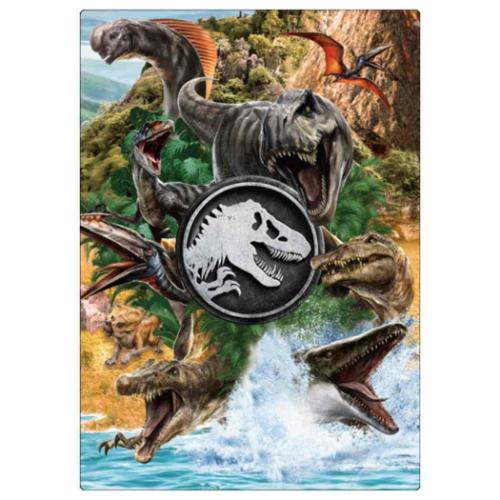 ジュラシックワールド 復活の大地 下敷き 3D下じき 恐竜 映画キャラクター グッズ メール便可