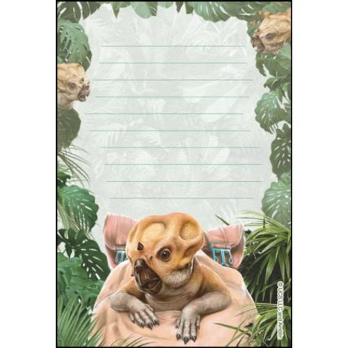 ジュラシックワールド 復活の大地 メモ帳 パタパタメモ 恐竜 映画キャラクター グッズ メール便可