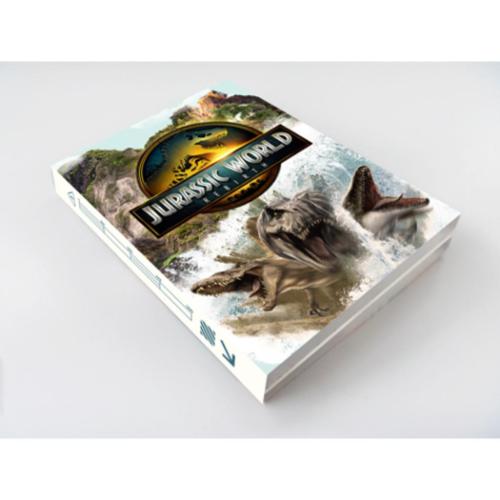 ジュラシックワールド 復活の大地 メモ帳 パタパタメモ 恐竜 映画キャラクター グッズ メール便可
