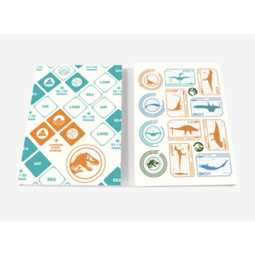 ジュラシックワールド 復活の大地 メモ帳 パタパタメモ 恐竜 映画キャラクター グッズ メール便可