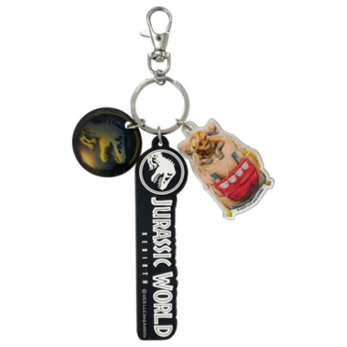 ジュラシックワールド 復活の大地 キーチェーン ロゴキーホルダー 恐竜 映画キャラクター グッズ メール便可