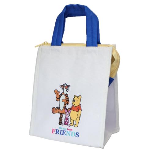 くまのプーさん ランチトート ランチバッグスクエア M POOH FUNNY FACES 2 ディズニー キャラクター グッズ メール便可