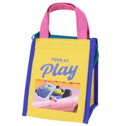 トイストーリー ランチトート ランチバッグスクエア SS YELLOW ディズニー キャラクター グッズ メール便可