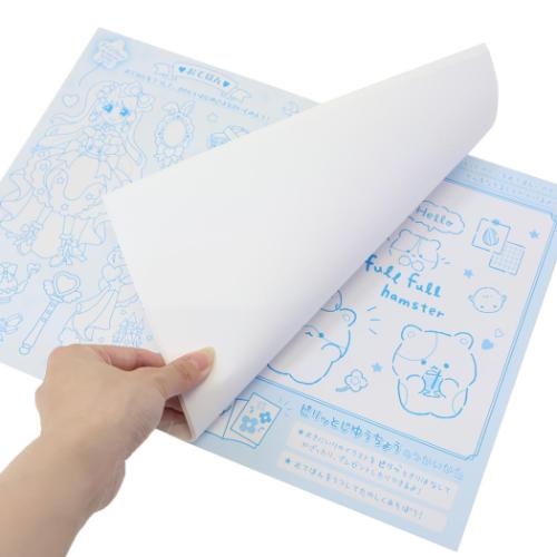 自由帳 ピリッと自由帳 フルフルハムスター かわいい グッズ メール便可