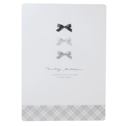 リボンステーショナリー 下敷き 下じき メルティリボン 中学生 高校生 女の子 グッズ メール便可