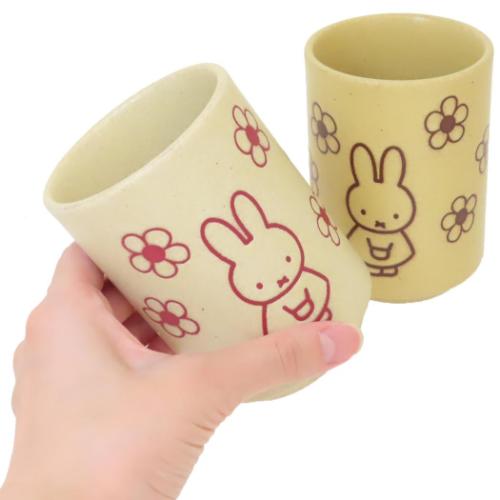 ミッフィー 湯のみ 湯呑 お花 ディックブルーナ 絵本キャラクター グッズ