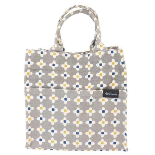 ルノ ミニトート スクエアミニトート グレイ かわいい グッズ メール便可