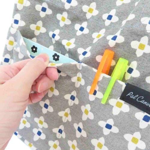 ルノ ミニトート スクエアミニトート グレイ かわいい グッズ メール便可