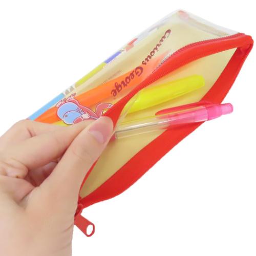 おさるのジョージ ペンケース PVCペンポーチ カラフル 絵本キャラクター グッズ メール便可