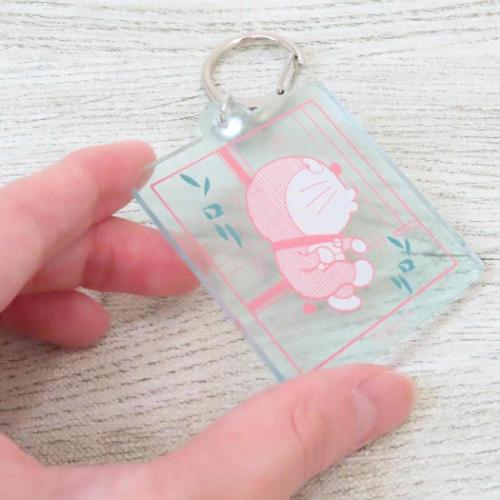 ドラえもん キーリング アクリルキーホルダー BLUE 藤子F不二雄 アニメキャラクター グッズ メール便可