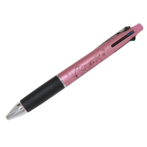 ピーターラビット シャープペン＆黒赤青緑4色ボールペン ジェットストリーム4＆1 シャビーシック ピンク メール便可