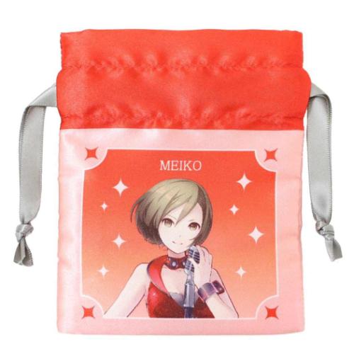 初音ミク 豆巾着 ミニ巾着 MEIKO キャラクター グッズ メール便可