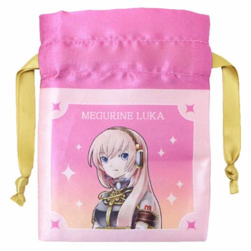 初音ミク 豆巾着 ミニ巾着 巡音ルカ キャラクター グッズ メール便可