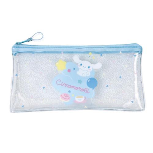 シナモロール ペンポーチ キラキラフラットペンケース サンリオ キャラクター グッズ メール便可