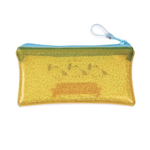 ポチャッコ クリアポーチ キラキラフラットミニポーチ サンリオ キャラクター グッズ メール便可