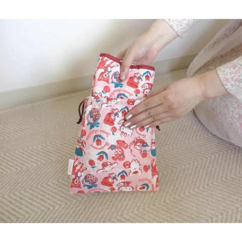 スイマーxサンリオキャラクターズ トラベルグッズ 携帯スリッパ ピンク SWIMMERxSANRIO キャラクター グッズ