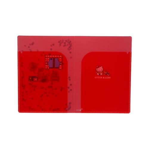 ハローキティ クリアフォルダー スパンコールクリアファイルA5W サンリオ キャラクター グッズ メール便可