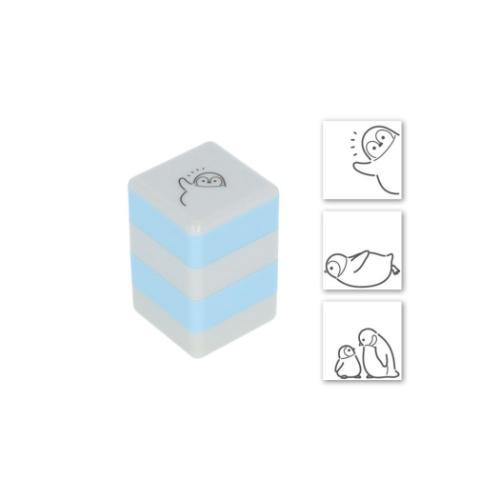 ハンコ ぴょっこりスタンプ ペンギン アニマル 浸透印 グッズ