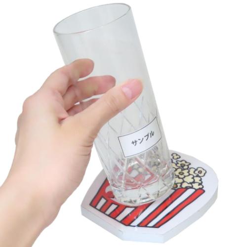AND PACKABLE テーブルウェア ウッドコースター CO ジャンクポップコーン プレゼント グッズ メール便可