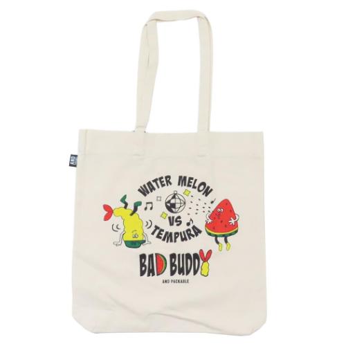 AND PACKABLE トートバッグ ツイルトートバッグ TB テンプラVSスイカ NT プレゼント グッズ メール便可