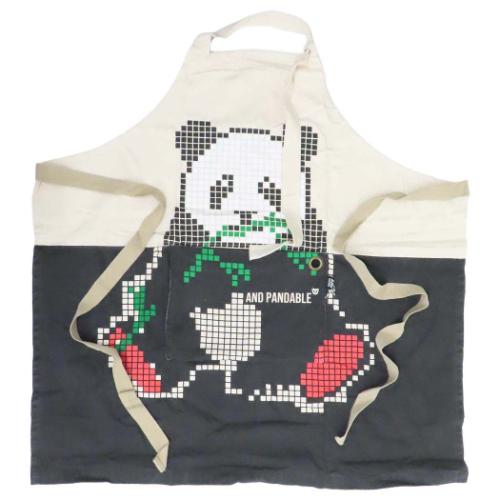AND PACKABLE エプロン パッカブルエプロン PAP パンダピクセル BK ギフト プレゼント グッズ