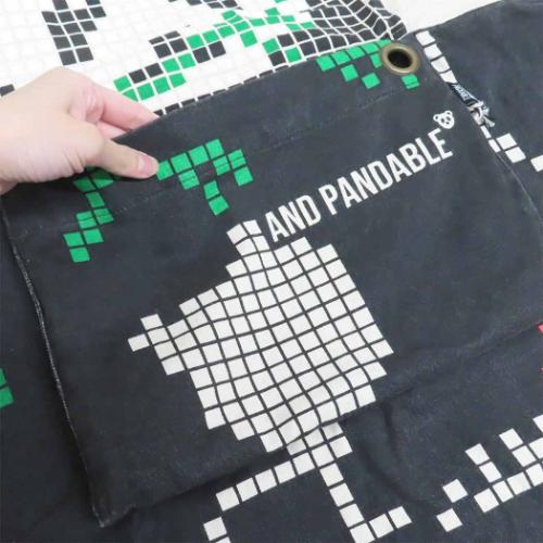 AND PACKABLE エプロン パッカブルエプロン PAP パンダピクセル BK ギフト プレゼント グッズ