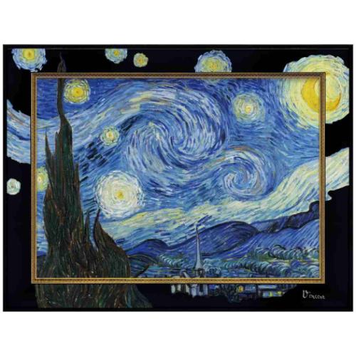 フィンセント ファン ゴッホ 名画 ビッグアート 名画LLシリーズ 星月夜 額付きポスター インテリア グッズ 取寄品