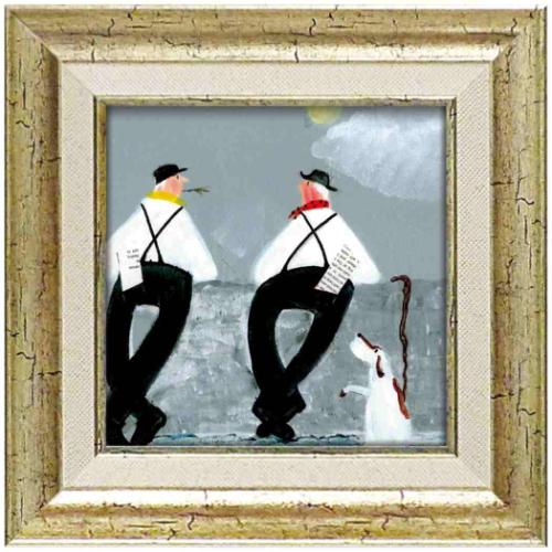 ジェニファー ヴェルニー フランクス 額付きポスター アートフレーム グッド チャット インテリア グッズ 取寄品