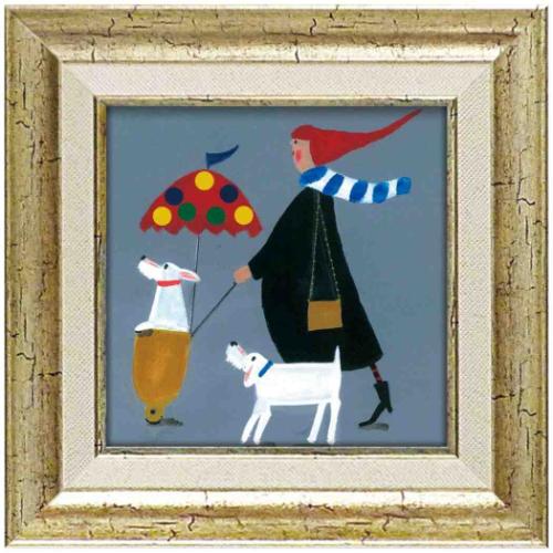 ジェニファー ヴェルニー フランクス 額付きポスター アートフレーム マイ ターン インテリア グッズ 取寄品