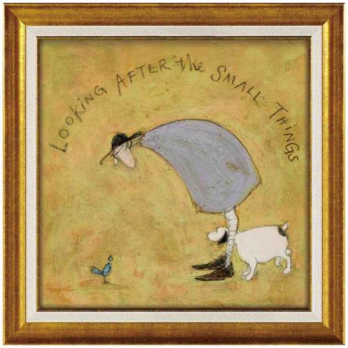 サム トフト 額付きポスター アートフレーム Mサイズ 小さなことからコツコツと ギフト インテリア グッズ 取寄品