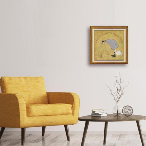 サム トフト 額付きポスター アートフレーム Mサイズ 小さなことからコツコツと ギフト インテリア グッズ 取寄品