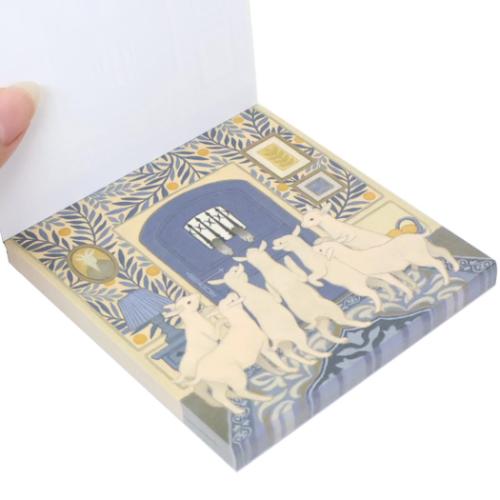 Naffy メモ帳 メモパッド おおかみと七匹のこやぎ 伝言 かわいい グッズ メール便可