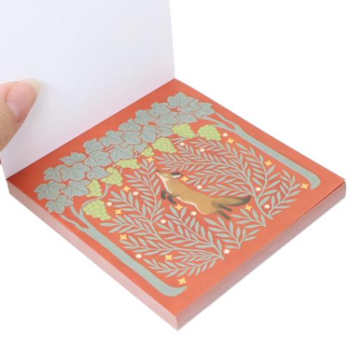Naffy メモ帳 メモパッド きつねとぶどう 伝言 かわいい グッズ メール便可