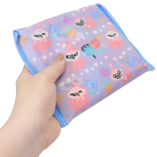 ムーミン エコバッグ ショッピングバッグ リトルミイ フラワー パターン 北欧 キャラクター グッズ メール便可