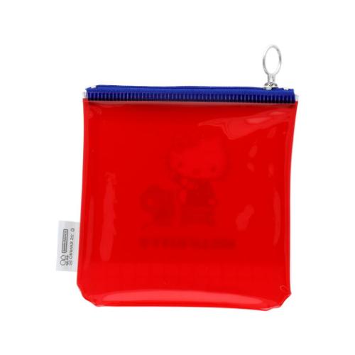 ハローキティ ミニポーチ フラットスクエアポーチ レトロ SC4 サンリオ キャラクター グッズ メール便可