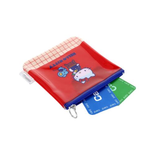 ハローキティ ミニポーチ フラットスクエアポーチ レトロ SC4 サンリオ キャラクター グッズ メール便可