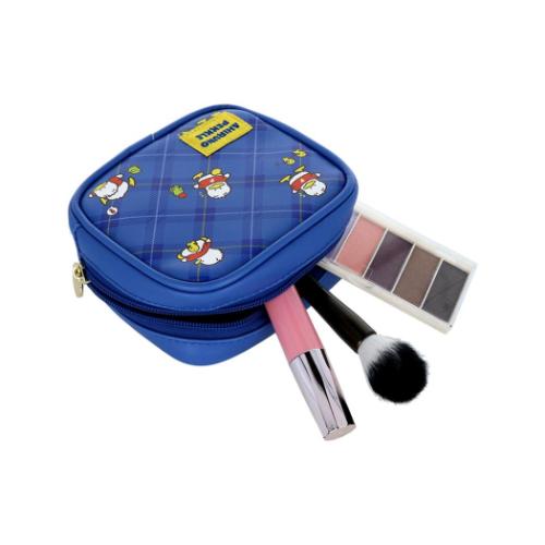 あひるのペックル コスメポーチ スクエアポーチ レトロ SC4 サンリオ キャラクター グッズ