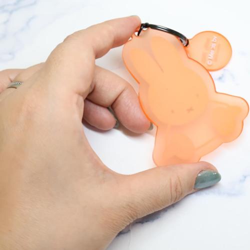 ミッフィー キーリング マット染色キーホルダー 1986 70周年ヒストリー ディックブルーナ 絵本キャラクター グッズ メール便可