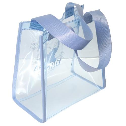 リロ＆スティッチ トートバッグ PVCクリアトートS 水彩 スティッチ＆スクランプ ディズニー キャラクター グッズ