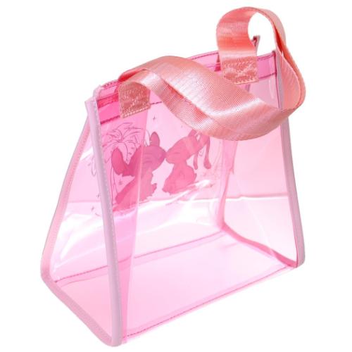 リロ&スティッチ トートバッグ PVCクリアトートS 水彩 スティッチ&エンジェル ディズニー キャラクター グッズ