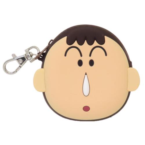 クレヨンしんちゃん ミニポーチ シリコンフェイスポーチ ボーちゃん アニメキャラクター グッズ メール便可