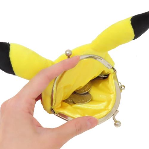 ポケットモンスター 小銭入れ ぬいぐるみがま口 ピカチュウ ポケモン キャラクター グッズ メール便可