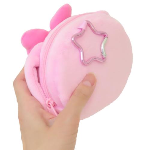 マイメロディ ミニポーチ カナビラ付きフェイスポーチ サンリオ キャラクター グッズ