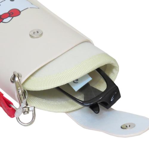 ハローキティ 眼鏡ケース フラットメガネケース サンリオ キャラクター グッズ